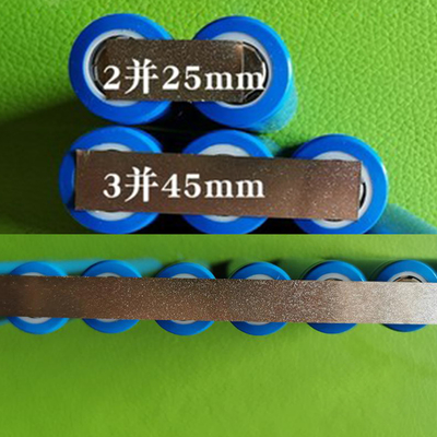 Conductive 250V Female Lithium Battery Terminal Adapter 0.12 Battery Welding Soft Nickel 0.15*4mm