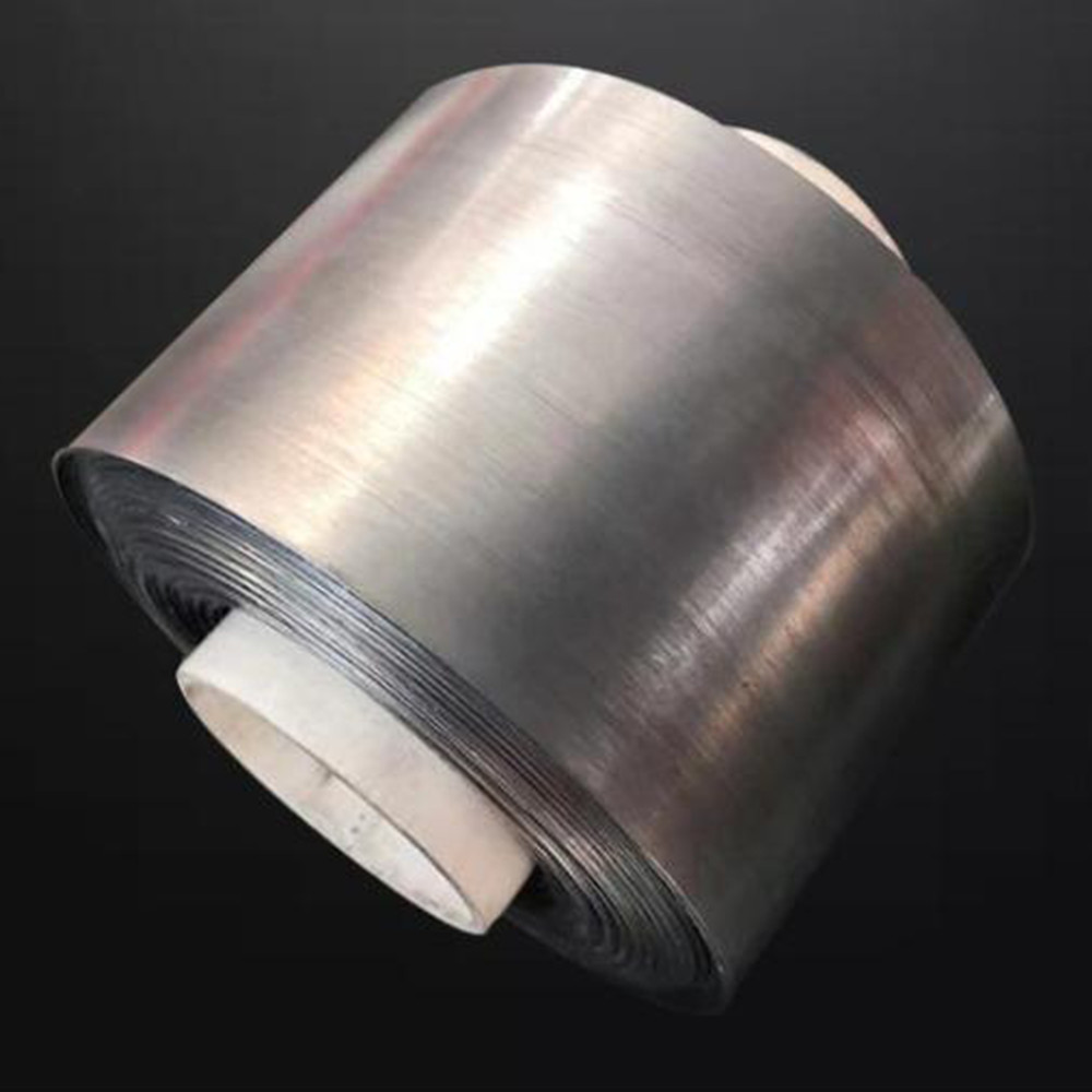 High Purity Lead Tin Foil Roll 0.02mm Low Plastic Deformation Resistance